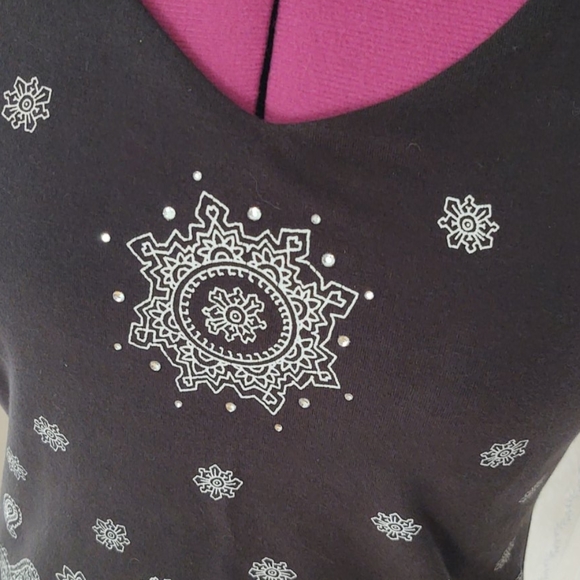 Fashion Bug Halter Top, Shelf Bra, Sequins M - Picture 3 of 10